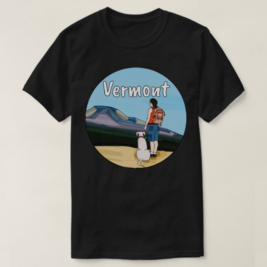 Wandelen Vermont T-shirt (Design voorkant)