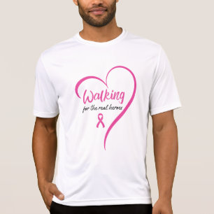 Wandelen voor de echte helden Sport-Tek T-shirt
