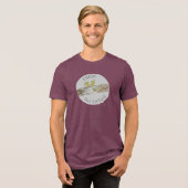 Wandelen voor Korstmos Tri-Blend Shirt (Voorkant volledig)