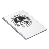 Wandelen Zwart-wit Notitieboek (Rechterzijde)