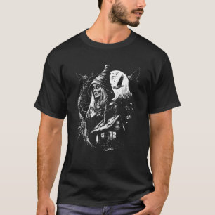 Wandelend Huis op Kippenpoten Slavische folklore T-shirt