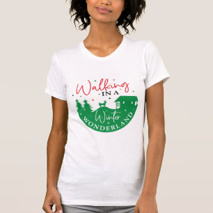 Wandelend in een winter Wonderland T-shirt