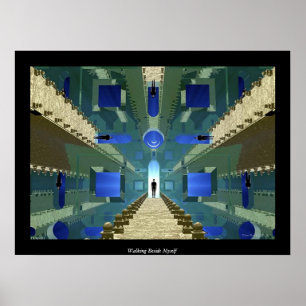 Wandelend naast mezelf poster