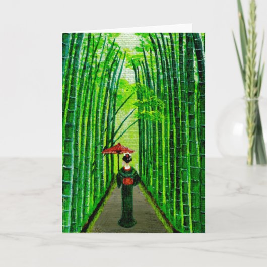 "Wandelend Schoonheid " Kaart (Voorkant)