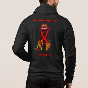 Wandelend waar de duivel.. brandweerman.. hoodie