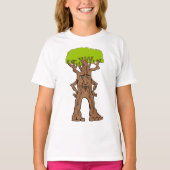 Wandelende Boom Karakter Fantasie Boom Wezen T-shirt (Voorkant)