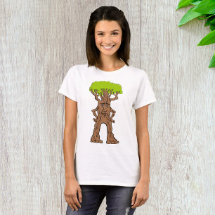 Wandelende Boom Karakter Fantasie Boom Wezen T-shirt