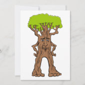 Wandelende Boom Karakter Fantasy Boom Wezen Kaart (Voorkant)