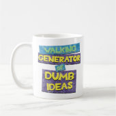 Wandelende generator van domme ideeën koffiemok (Links)