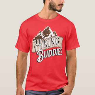 Wandelende maatjes wandelliefhebber t-shirt