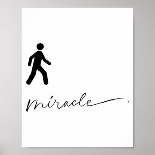 Wandelende Wonderkleding Poster