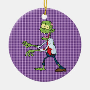 wandelende zombie keramisch ornament