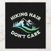 Wandelhaar maakt niet uit wijn etiket (Enkel label)