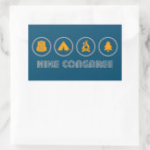 Wandeling Congaree National Park Rechthoekige Sticker (Tas)