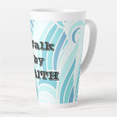 Wandeling door Faith Water Design Latte Mok (Rechterhoek)