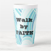 Wandeling door Faith Water Design Latte Mok (Voorkant)