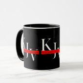 Wandeling door geloof 2 Korintiërs 5:7 KJV Bijbelv Mok (Voorkant links)