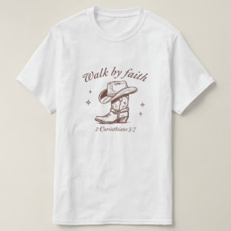 Wandeling door geloof t-shirt