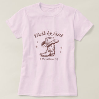 Wandeling door geloof t-shirt