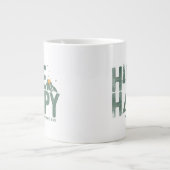 Wandeling Gelukkige Camper Wandelaar Wandelen Fami Extra Grote Beker (Voorkant)