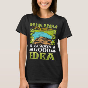 Wandeling is altijd een goed idee t-shirt