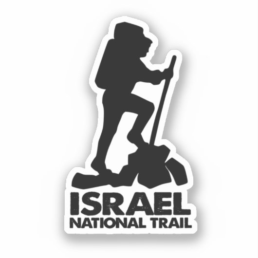 Wandeling - Israel National Trail - Sticker (Voorkant)