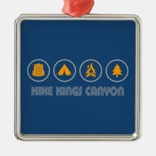 Wandeling Kings Canyon National Park Metalen Ornament