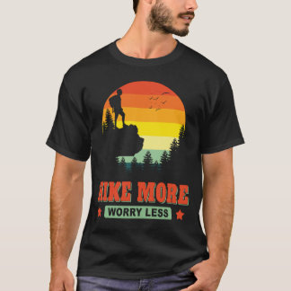 Wandeling Meer zorgen Minder Wandeltocht Avontuur  T-shirt