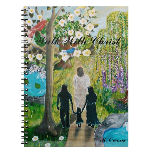 Wandeling met Christ Notitieboek (80 pagina's B&W) (Voorkant)