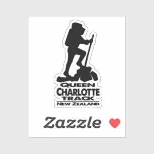 Wandeling - Queen Charlotte Track - Nieuw-Zeeland Sticker
