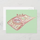 Wandelkompas Briefkaart (Voorkant / Achterkant)