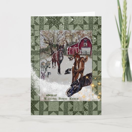 wandelpaard ranch kaart (Voorkant)