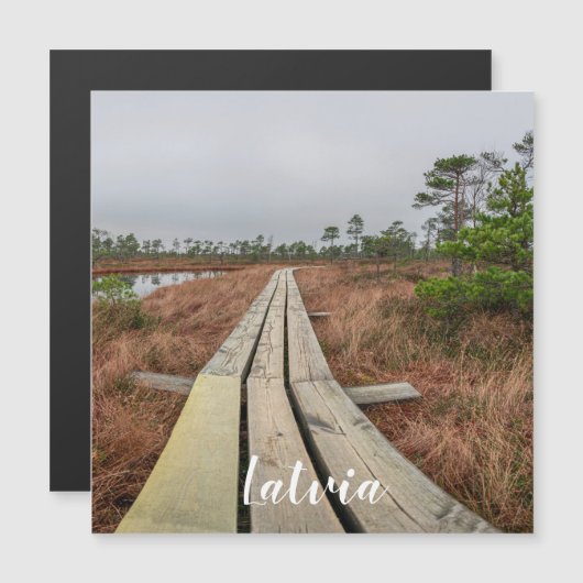 Wandelpad in moerasmagneet (Voorkant / Achterkant)