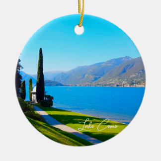 Wandelpad Lake Como Bellagio Italië Keramisch Ornament