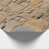 Wandelpapier met tan Stone Wall Cadeaupapier (Hoek)