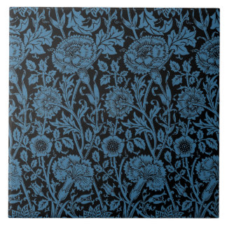 Wandelpapier voor roze en Roos William Morris 1890 Tegeltje