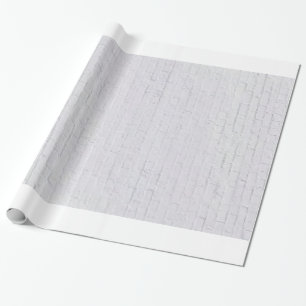 Wandelpapier voor witte bakstenen cadeaupapier