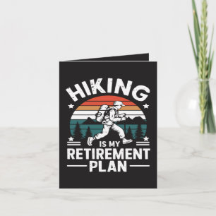 Wandelpensioenplan Grappige Spreuk Feestdagen Kaart