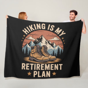 Wandelpensioenplan grappige uitdrukking fleece deken