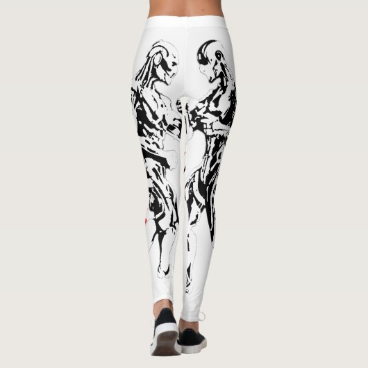 Wandelpoedervat Leggings (Achterkant)