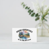 Wandelroute gids visitekaartje (Staand voorkant)