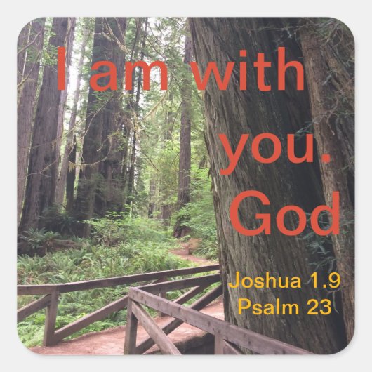 Wandelroute Olympic National Park Vierkante Sticker (Voorkant)