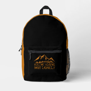 Wandelrugzak Modern Mountain oranje Bedrukte Rugzak