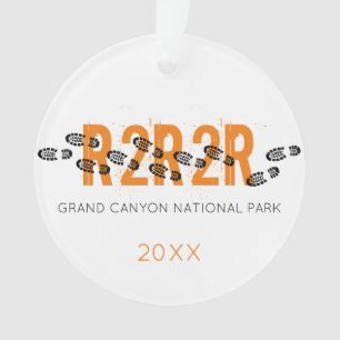 Wandelschoenen Grand Canyon R2R2R Arizona FOTO Ornament