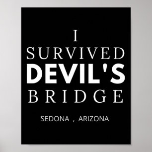 Wandeltocht Devils Bridge Sedona Arizona Red Rock Poster