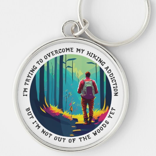 Wandelverslaving Sleutelhanger (Voorkant)