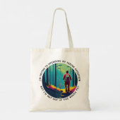 Wandelverslaving Tote Bag (Achterkant)