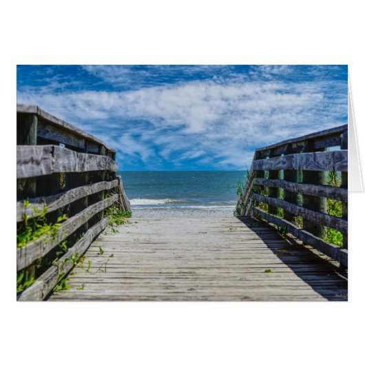 Wandelweg naar het Wenskaart Paradise (Voorkant Horizontaal)