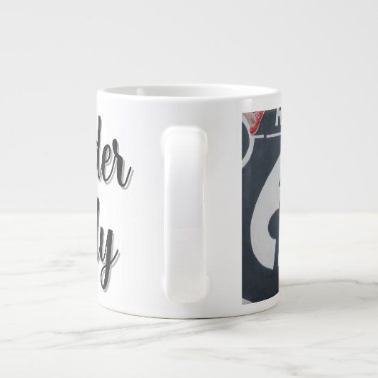 Wander Boldly Extra Grote Beker (Achterkant)