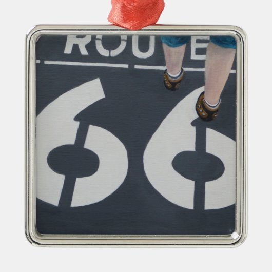 Wander Boldly Metalen Ornament (Voorkant)